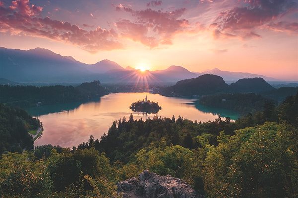 Puzzle Jezero Bled, Slovinsko 3000 dielikov ...