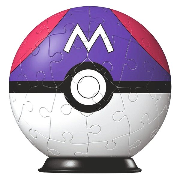 3D Puzzle Puzzle-Ball Pokémon: Master Ball 54 Teile ...