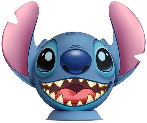 3D puzzle Puzzle-Ball Disney: Stitch fülekkel, 72 darabos ...