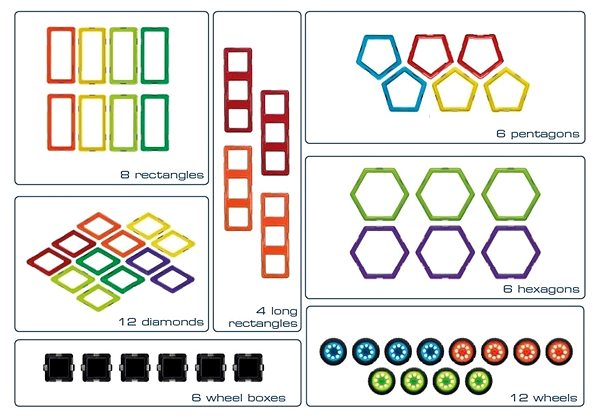 Building Set GeoSmart -Educational Set - 205 pcs ...