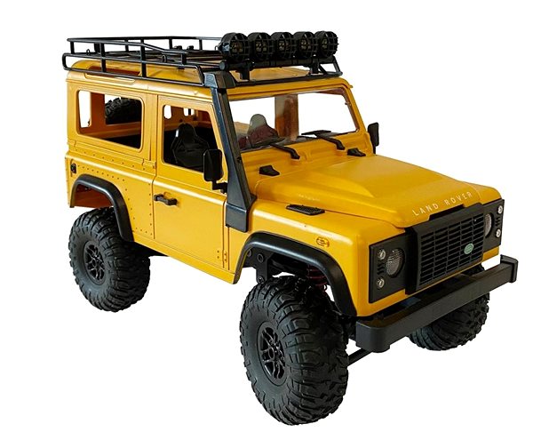 RC auto DF models RC crawler Land Rover Defender D90 1:12 LED 4WD proporcionálny ...