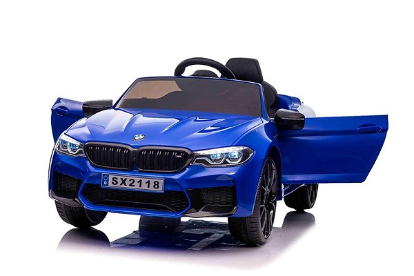 Elektromos autó gyerekeknek Elektromos autó BMW M5 24 V, kék Oldalnézet