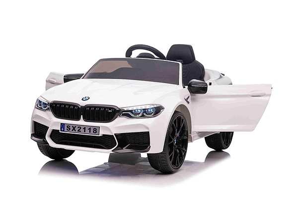 Elektromos autó gyerekeknek Elektromos autó BMW M5 24 V, fehér Oldalnézet