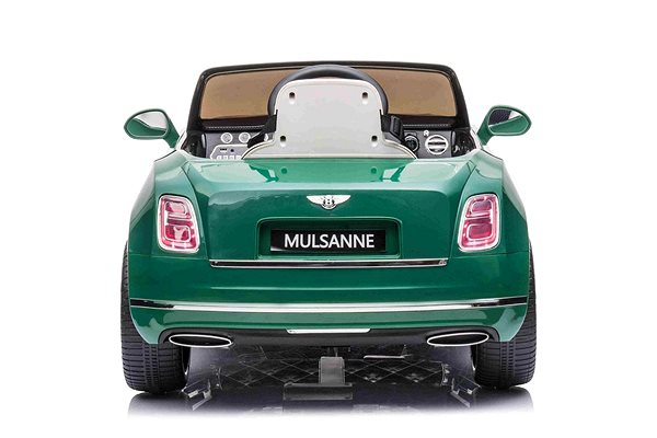 Elektromos autó gyerekeknek Bentley Mulsanne 12 V - zöld Hátoldal