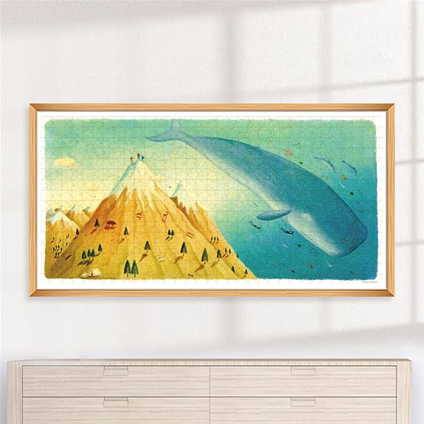 Mideer puzzle Alison Jay - Whale in the Sky.
