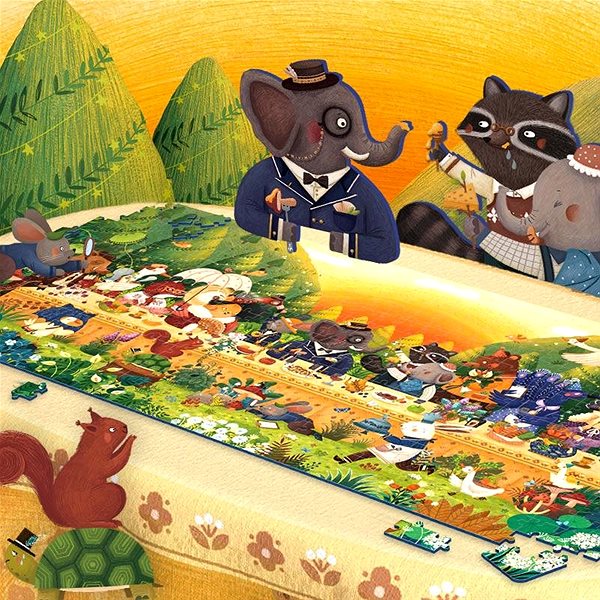 Puzzle Mideer veľké puzzle – festival západu slnka ...