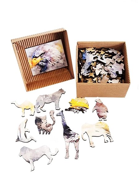 Wooden Puzzle ECO - Bald Eagle.