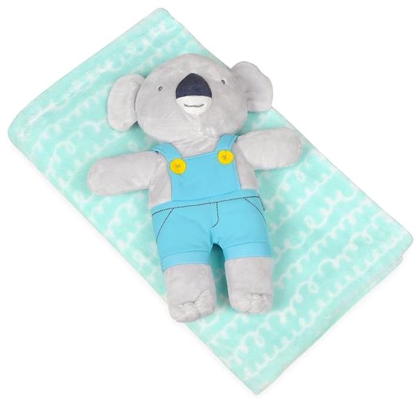 Deka BABYMATEX Deka s hračkou Koala Mint 75 × 100 cm ...