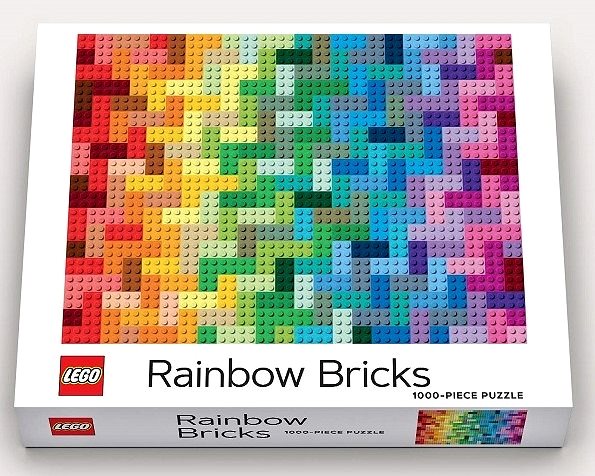 Puzzle Chronicle books Puzzle LEGO® dúhové kocky 1000 dielikov ...