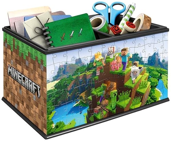 3D puzzle Ravensburger 3D Puzzle 112869 Úložná škatuľa Minecraft 216 dielikov Screen