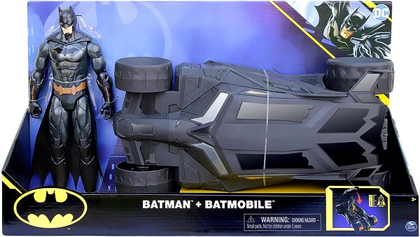 Figura Batman Batmobillal - 30cm Képernyő