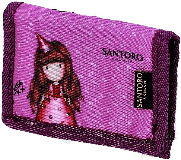 Wallet SANTORO Purple Gorjuss The Birthday .