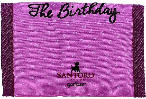 Wallet SANTORO Purple Gorjuss The Birthday .