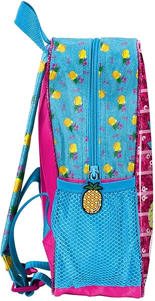 PASO Pink Good vibes Children's Backpack Side View