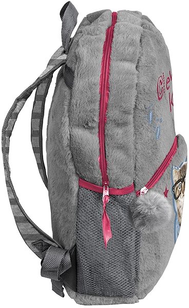 Children's Backpack Paso Kids Backpack Clever Kitty Lateral view