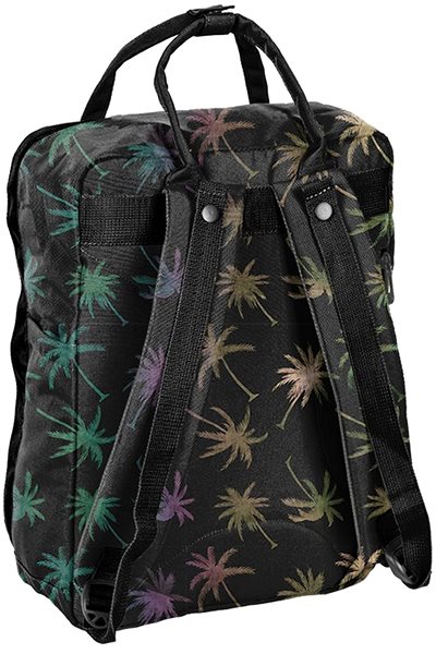 City backpack PASO Black Palm tree .