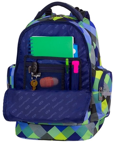 Školní batoh COOLPACK Modrý Brick A497 ...