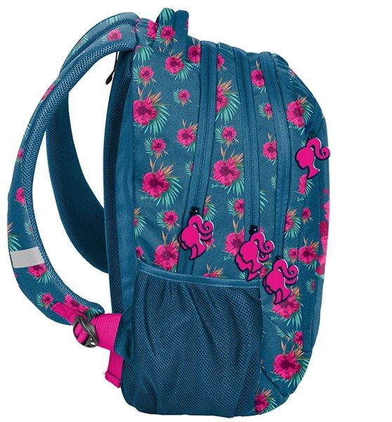 Školský batoh Paso, školský batoh Barbie, ružové kvety ...