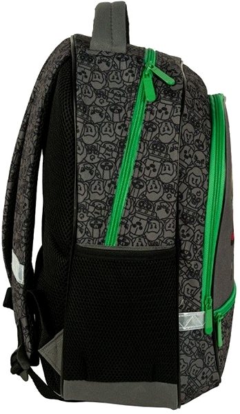 School backpack PASO Black Brawl stars .