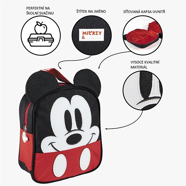 Children's Backpack CERDA snack backpack Mickey Mouse ...