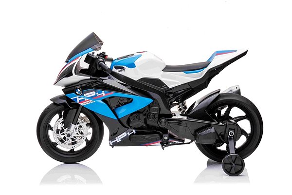 Dětská elektrická motorka Beneo Elektrická Motorka BMW HP4 RACE 12V, modré ...