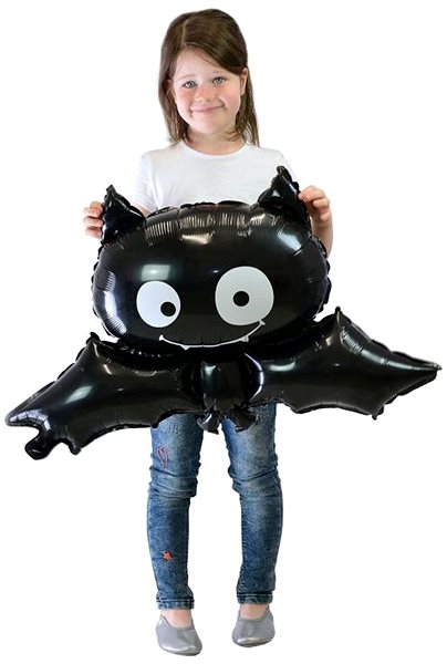 Balóny Fóliový balónik netopier – halloween – 63 × 88 cm ...