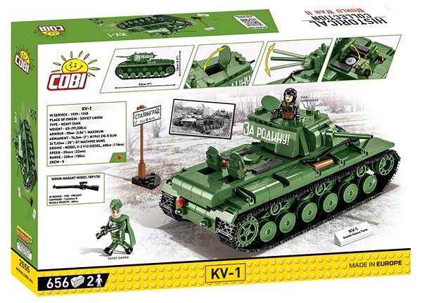 Stavebnice Cobi 2555 Tank KV-1 ...