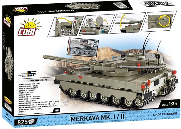 Építőjáték Cobi 2621 Merkava Mk. I/II ...
