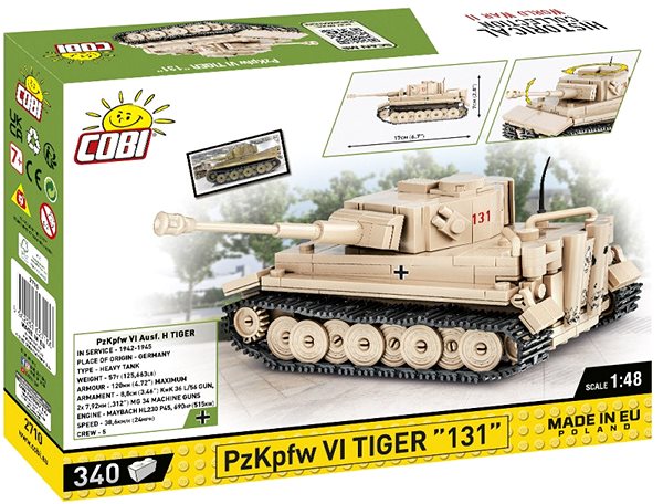 Stavebnica Cobi 2710 PzKpfw VI Ausf E Tiger no  131 ...