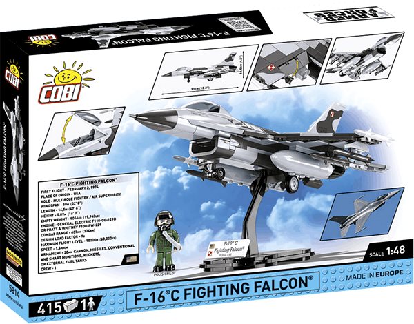 Stavebnice Cobi 5814 F-16C Fighting Falcon PL ...
