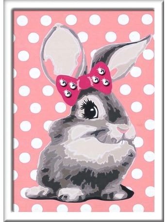 Malen nach Zahlen Ravensburger CreArt Malen nach Zahlen - Cuddly Bunny ...
