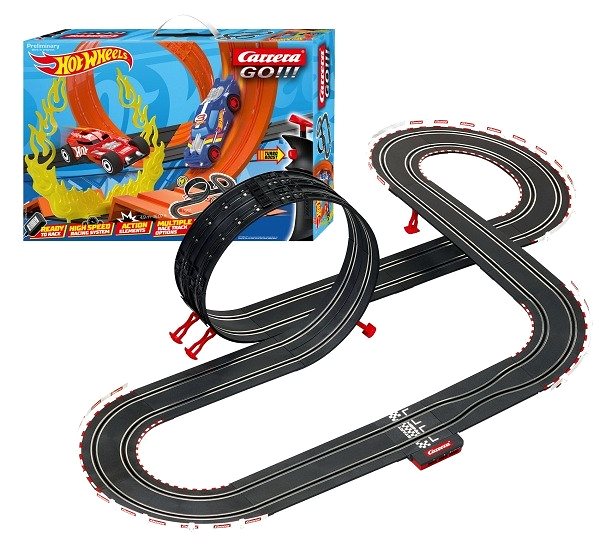 Slot Car Track Carrera Autodrome GO 62552 Hot Wheels ...