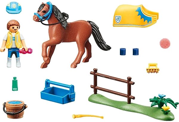 Stavebnica Playmobil Zberateľský poník ,,Welshské poníky