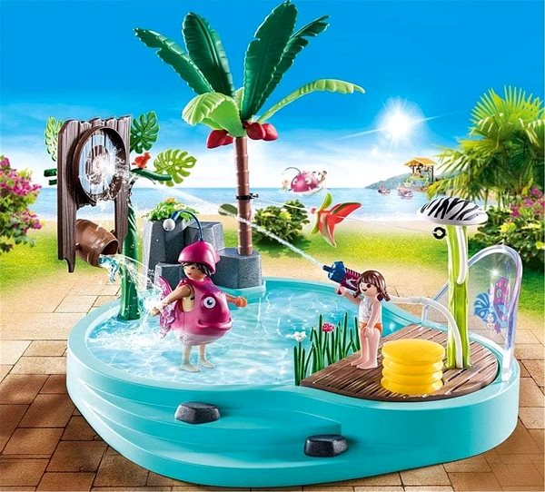 Bausatz Playmobil 70610 Family Fun - Spaßbecken mit Wasserspritze ...