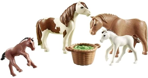 Building Set Playmobil Ponies with foals ...