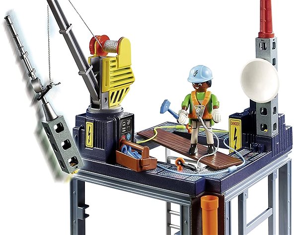 Építőjáték Playmobil 70816 Starter Pack - Építkezés csörlővel ...