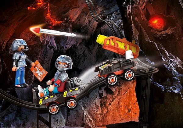 Építőjáték Playmobil 70929 Dino Mine - Rakétakocsi ...