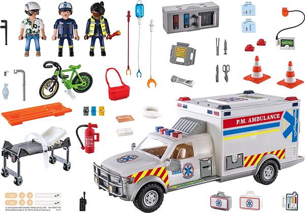 Bausatz Playmobil 70936 City Action - Rettungs-Fahrzeug: US Ambulance ...