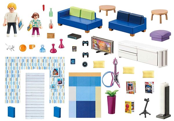 Stavebnica Playmobil Obývacia izba ...