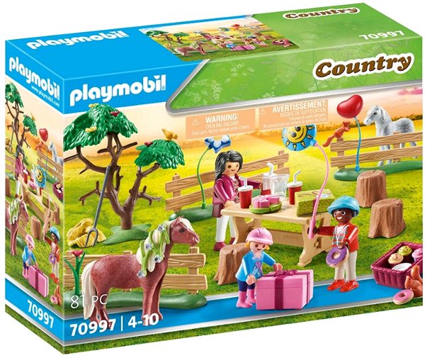Stavebnica Playmobil Oslava narodenín na farme s poníkmi ...