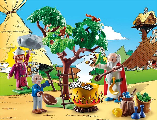 Bausatz Playmobil 70933 Asterix - Asterix: Miraculix mit Zaubertrank ...