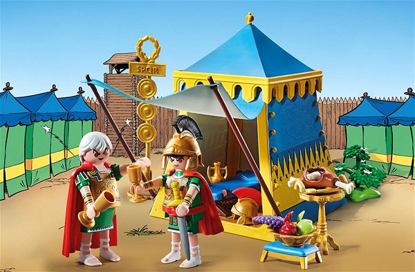 Építőjáték Playmobil 71015 Asterix: Tábornokok sátra ...