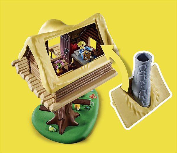 Építőjáték Playmobil 71016 Asterix: Hangianix és a faház ...