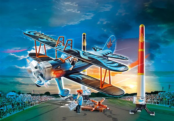 Stavebnica Playmobil Air Stuntshow Dvojplošník „Fénix