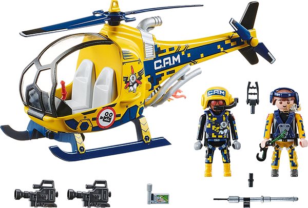 Építőjáték Playmobil 70833 Air Stuntshow Helikopter filmforgatáshoz ...