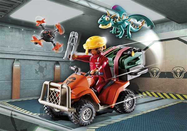 Building Set Playmobil Dragons: The Nine Realms - Icaris Quad & Phil ...