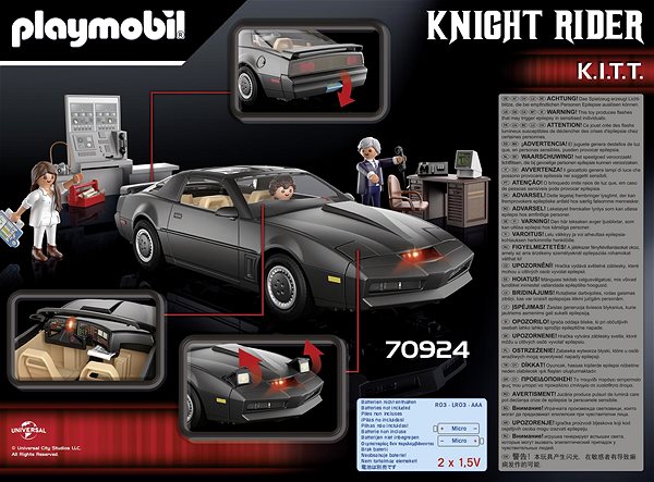 Stavebnica Playmobil Knight Rider – K.I.T.T. ...