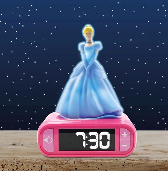 Budík Lexibook Detský budík Disney Princess s nočným osvetlením ...