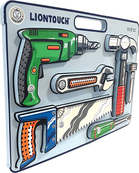 Kinderwerkzeug Liontouch Tool Set - Elektrische Bohrmaschine, Hammer, Säge, Schraubendreher, Schraubenschlüssel und ...