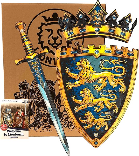 Spielzeugpistole Liontouch Triple Lion Royal Set - Schwert, Schild und Krone ...